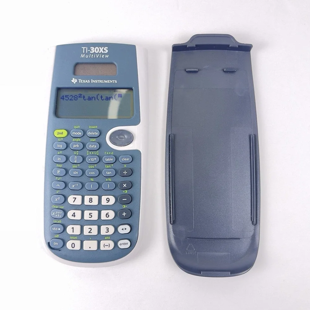 TI-30XS MultiView Texas Instruments Scientific Calculator Power On Works w/Cover